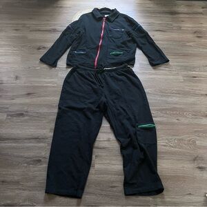 NORM THOMPSON Vtg Colorful Zipper Track Suit